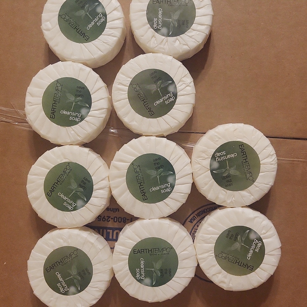 Earthtempo body care new cleansing soap 1.25 oz lot 10 sealed